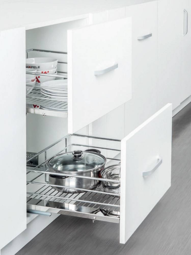 HAFELE SUS 304 FRONT PULLOUT BASKET