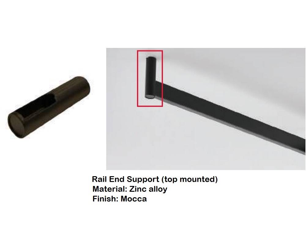 HAFELE WARDROBE RAIL END SUPPORT