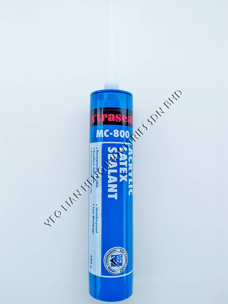 X'TRASEAL MC800 ACRYLIC LATEX SEALANT (WHITE) 480GM