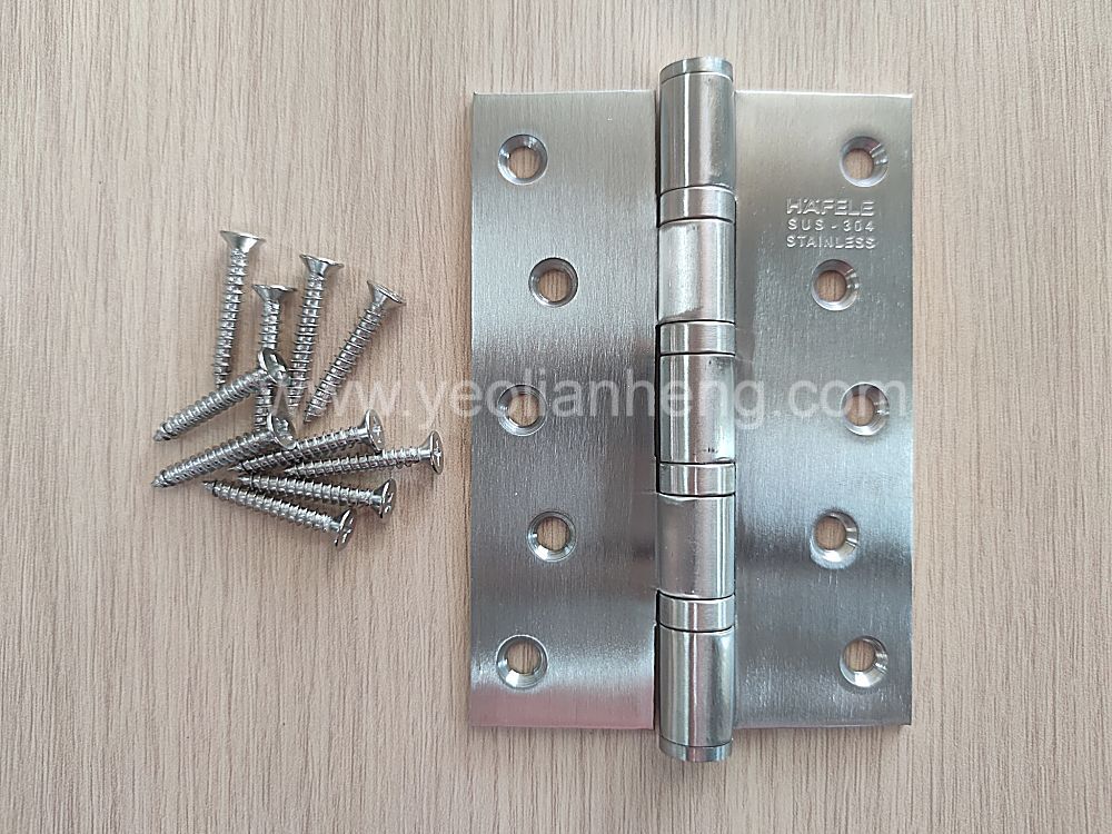 HAFELE HEAVY DUTY 5" 4BB 3MM THICK STAINLESS STEEL 304 DOOR HINGE